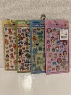 ディズニー ボンボンドロップシール4点セット