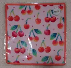 FIELER（フェイラー）チェリードット ハンカチ アプリコット