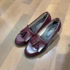 しまむら　クラロリ　くる実　タッセルローファー　ブラウン