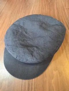 【美品レア】KIJIMA TAKAYUKI ×聖林公司ブラックデニムキャスケット 美品レア】KIJIMA TAKAYUKI ×聖林公司ブラックデニム