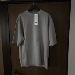 Uniqlo U エアリズムコットンオーバーサイズボーダークルーネックTシャツ