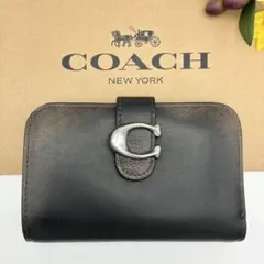 Mayumi 様専用 COACH コーチ 二つ折り財布 ブラック - メルカリ