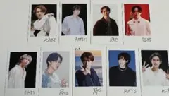 SnowMan アルバム RAYS 購入特典 チェキ風カード 9枚