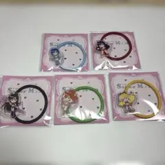 明治×美少女戦士セーラームーン　ローソン　アクリルヘアゴム　5種類