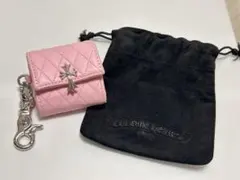 希少 CHROME HEARTS AirPodsケース ピンク 正規品のサムネイル
