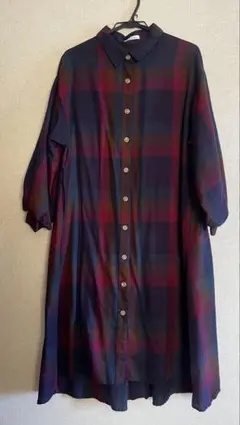 OLIVE des OLIVE チェック柄シャツワンピースのサムネイル