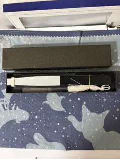 【再掲】絵師100人展 京扇子 てぃんくる　蒼雪の灯のサムネイル