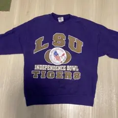 LSU Independence Bowl Tigers トレーナー M 紫