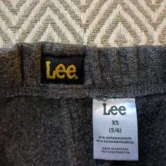 Lee 5/6 グレー スウェットパンツ　フリース裏地