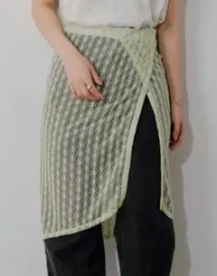 新品 Kastane（カスタネ）レースラップスカート（limegreen）のサムネイル