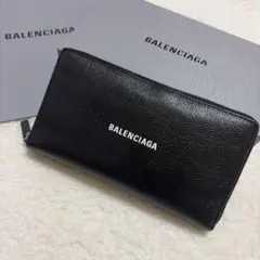 ☆美品☆ バレンシアガ エブリデイ ラウンドファスナー 長財布