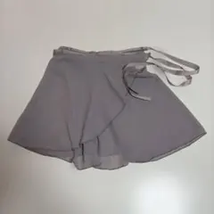 グレー アシンメトリー バレエスカート XL