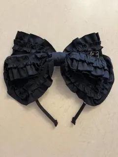 【Angelic Pretty】黒リボンカチューシャのサムネイル