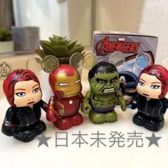 【日本未発売レア】ディズニー バイナルメーション マーベル アベンジャーズ 5体