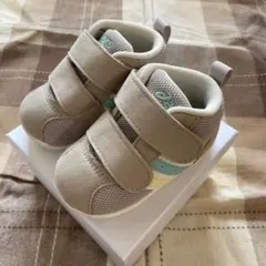 asics ベビーシューズ ベージュ パステルカラー　11.5