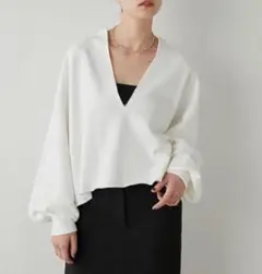 ウィムガゼット/スウェットVネックプルオーバー/日本製/SIZE Free