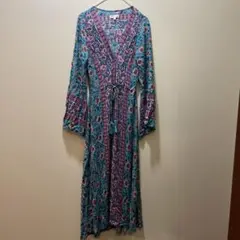 Arnhem 花柄 ロングワンピース 長袖のサムネイル