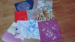 風呂敷　　 花柄・風景デザインいろいろ　　9枚セット