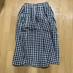 スカート ブラック・ホワイト チェック