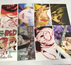 ONE PIECE FILM RED 入場者特典 ブロマイド 8枚セット