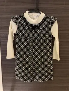 KUMIKYOKU チェック柄 ワンピース M 冬用