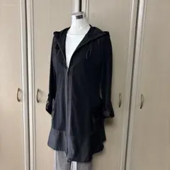 ヒロコビス　黒　ジッパーロングジャケットのサムネイル