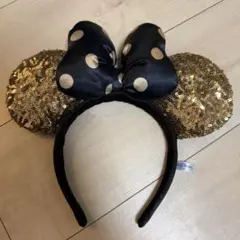 ミッキー耳カチューシャ ゴールド