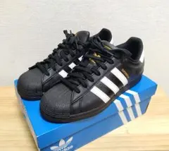 あ*ら様 アディダス スーパースター 黒 27cm adidas superst