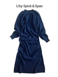 定価14300円程　ＵbySpick＆Span ラグランリブニットドレス