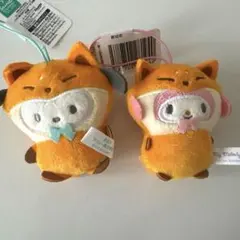 サンリオキャラクターズ どうぶつ着ぐるみマスコット ポチャッコ マイメロディ