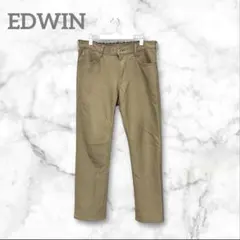 大きめ　EDWIN エドウィン　ベージュ　チノパン　カジュアルパンツ　ストレート
