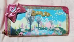 ScoLar 長財布 ラウンドファスナー リボン ピンクのサムネイル