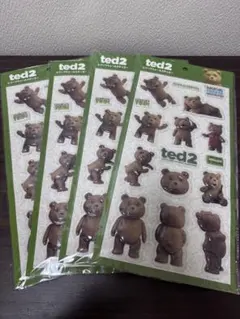 TED2 3Dステッカー 4枚セット