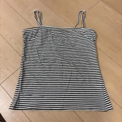 UNIQLO ボーダーキャミソール XL