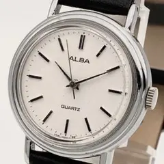 【稼働品】セイコー アルバ クォーツ 腕時計 Y481-0850 新品電池