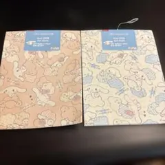 カットクロス　シナモロール　サンリオ　2枚セット　白　ピンク