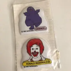 マクドナルド　グリマス　ロナルド　ステッカー