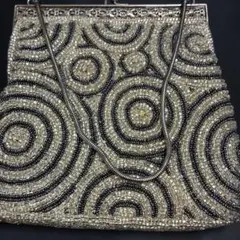 ビーズ装飾 クラッチバッグ