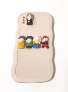 iPhoneXケース スマホケース 絵画 ゴッホ 真珠の耳飾りの少女 モナリザ