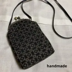 がまぐちショルダー-handmade-大島紬⑪