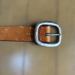 45rpm/45r 　本革　ベルト　真鍮　ヴィンテージ　レザー　タン色