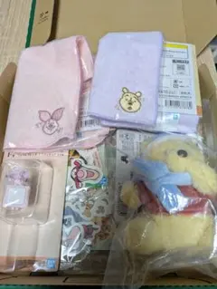 くまのプーさん　1番くじ　C賞　ぬいぐるみマスコット（プーさん）その他賞