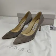 JIMMY CHOO グレー スエードパンプス36.5のサムネイル
