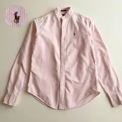 Ralph Lauren✨バンドカラー オックスフォードシャツ ピンク