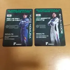 2026年最新】スーパーフォーミュラ ドライバーズカードの人気アイテム