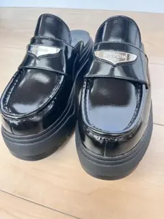 YELLO shoes厚底ローファーMブラック - メルカリ