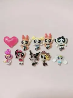 パワーパフガールズ サンリオ ネイルパーツ デコパーツ セット♡