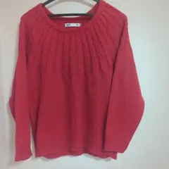 冬物セールSEVENDAYS=SUNDAY 赤 長袖 セーター