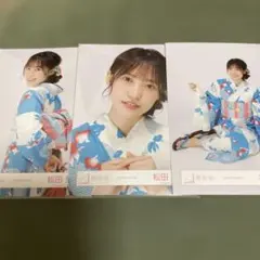 櫻坂46 松田里奈　セミコンプ　2022年浴衣衣装