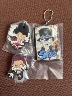 ONE PIECE ラバーキーホルダー3点